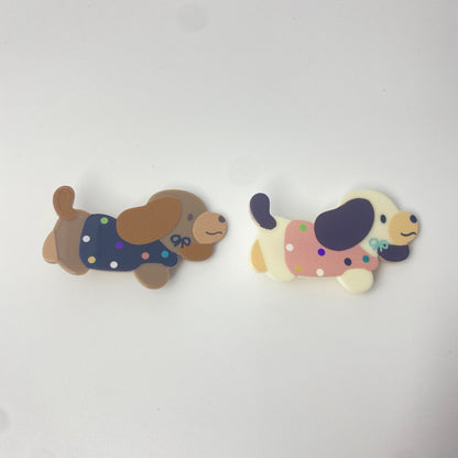 Kawaii Cartoon Puppy Duckbill Clip